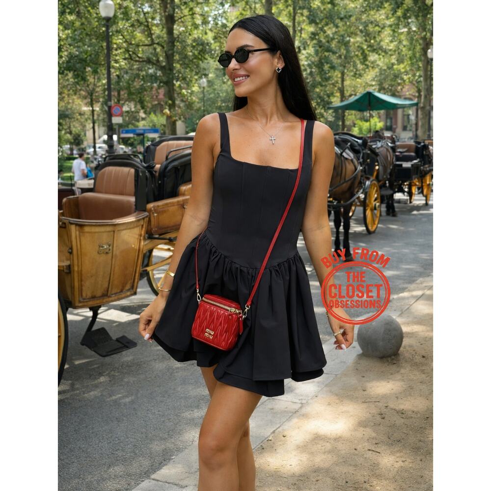 ZARA Blogger Fave A-Line Mini Dress 🖤 NWT | Size M - Picture 11 of 16
